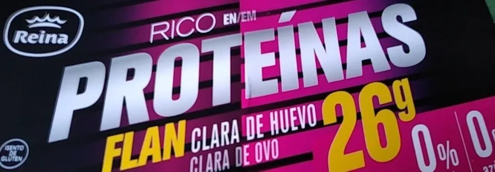 Flan de proteínas