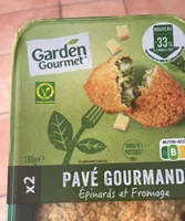 Pavé gourmand épinards et fromage