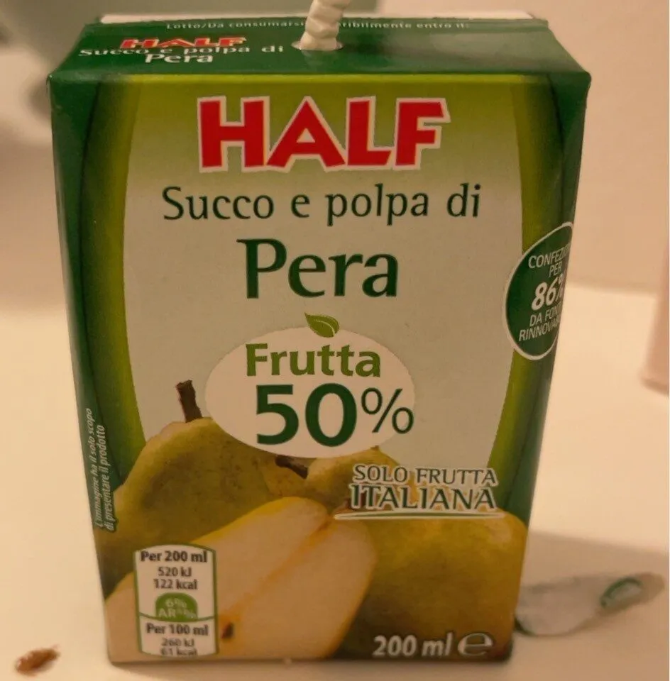 Succo polpa di pera