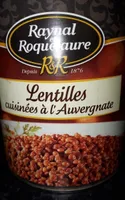 Lentilles cuisinés à l'Auvergnate