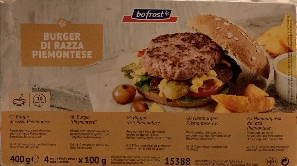 Burger di razza piemontese