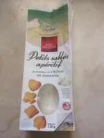Petits sablés apéritif au fromage de chèvre et romarin