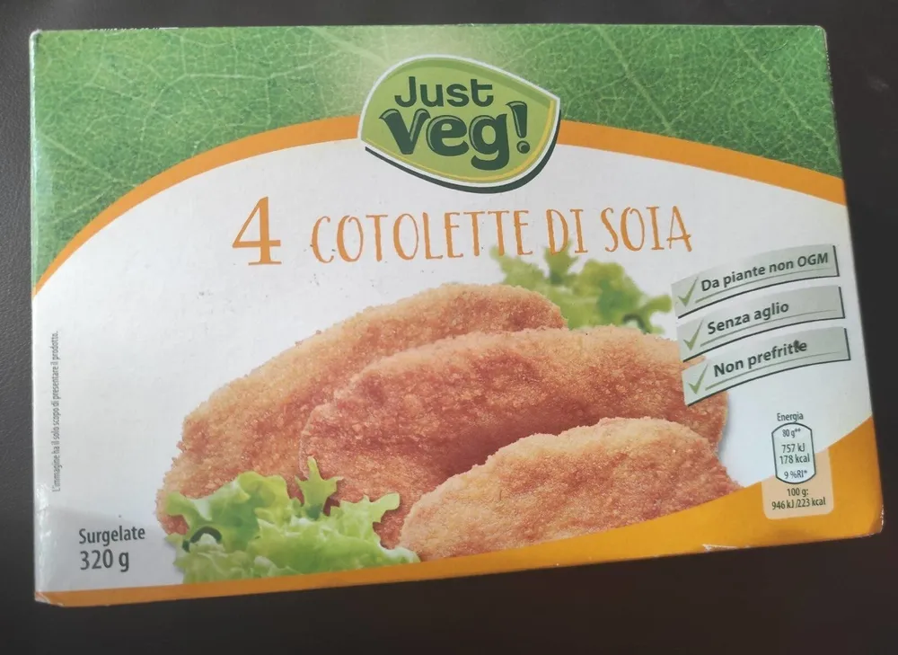 4 cotolette di soia