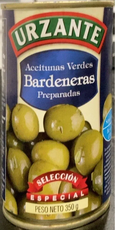 Aceitunas verdes Bardeneras preparadas