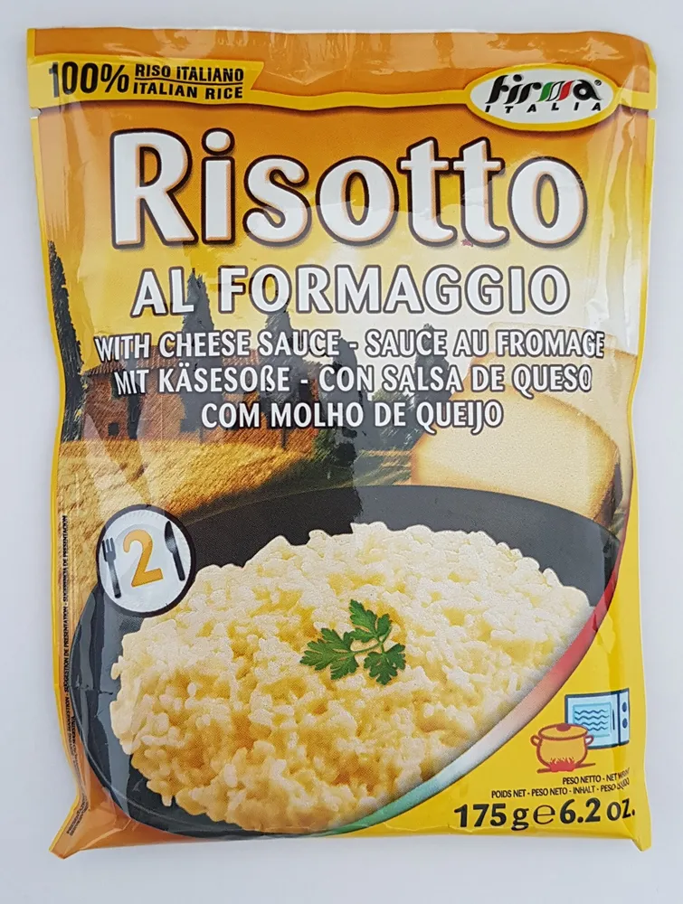 Risotto al formaggio sauce au fromage