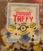 Banana flavoured minion taffy