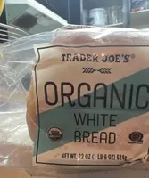 Organic white bread