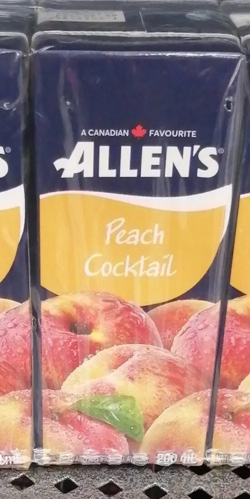 Peach cocktail