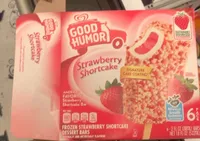 Strawberry shortcake ice cream bars