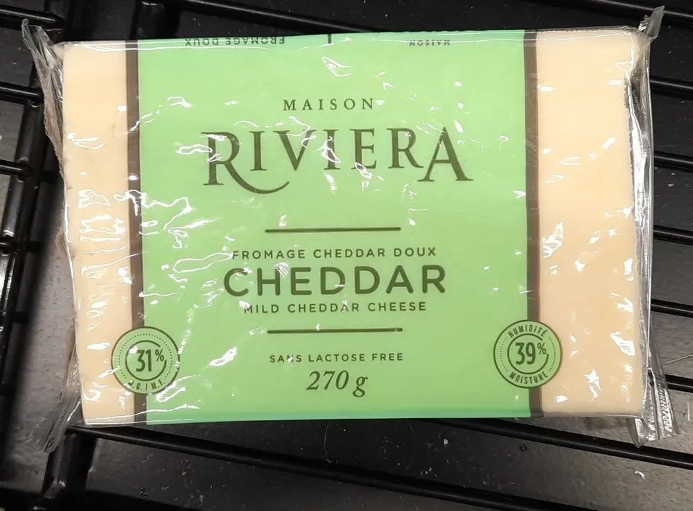 Fromage cheddar doux
