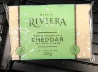 Fromage cheddar doux