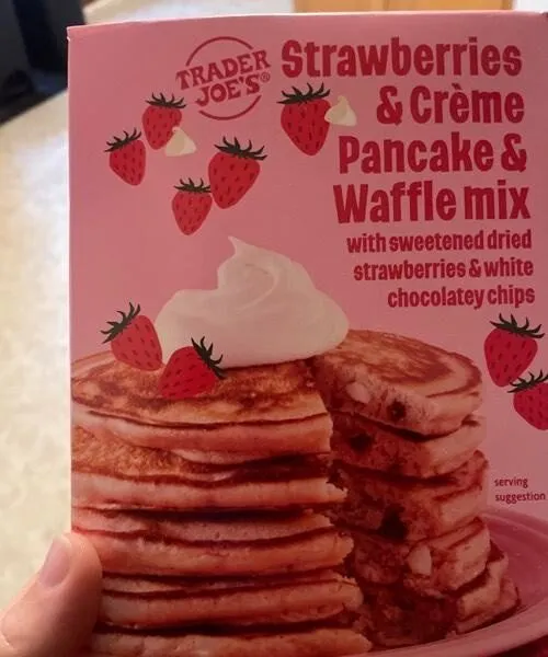 Strawberries & Crème pancake & waffle mix