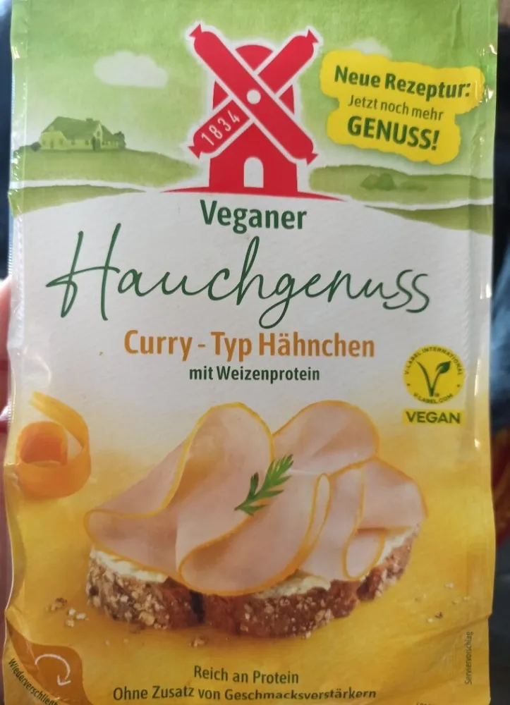 Veganer Hauchgenuss Curry Typ Hähnchen
