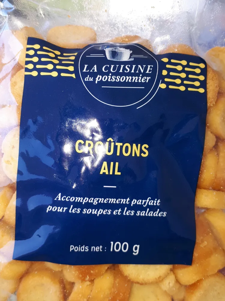 Croûtons frits à l'arôme naturel d'ail
