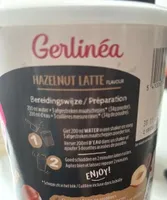 Hazelnut latte shake