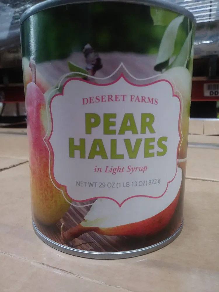 Pear halves in light syrup