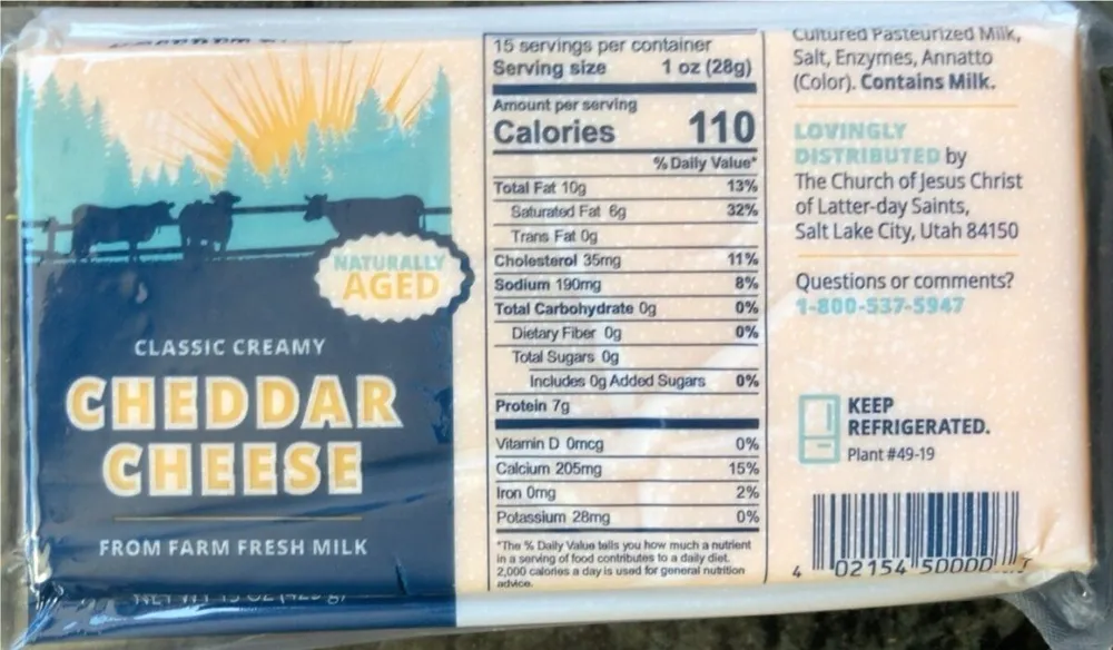 CHEDDAR CHEESE