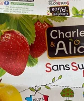 Compote pomme/fraise Charles & Alice