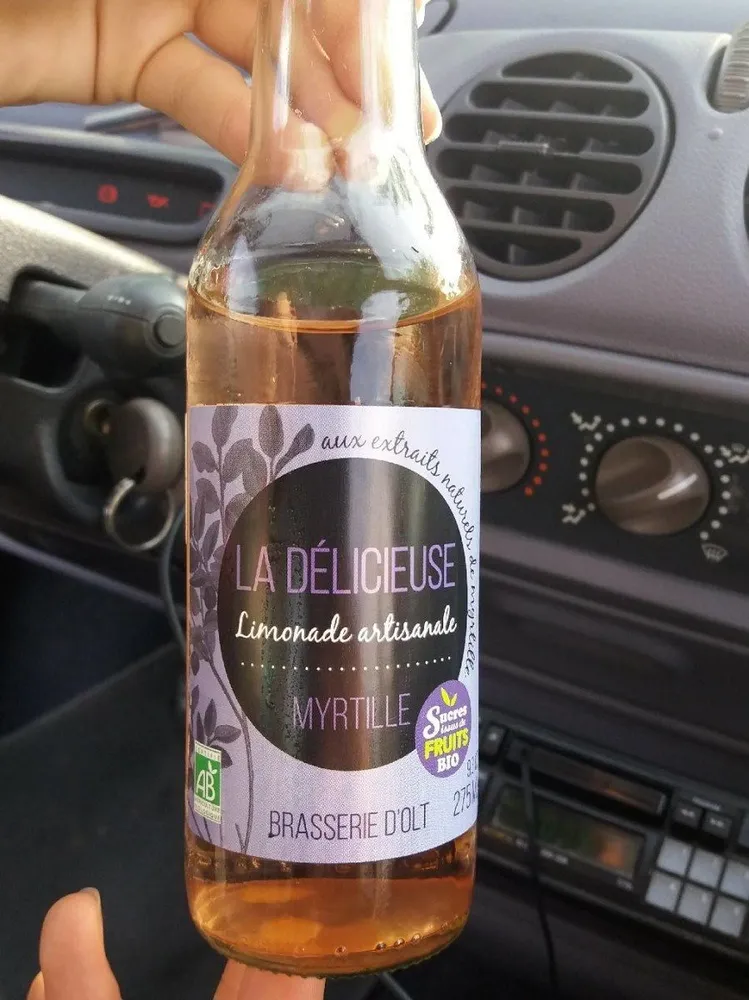 Limonade artisanale myrtille