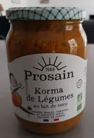 Korma de légumes au lait de coco