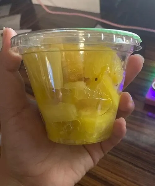 Pineapple small snack cup