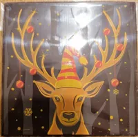 Carte de Noël en chocolat noir