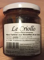 Pâte à tartiner aux Noisettes et au Cacao
