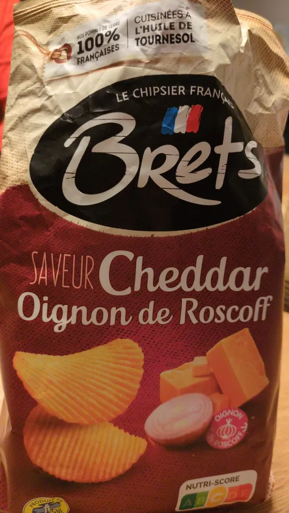 Chips saveur Cheddar Oignon de Roscoff
