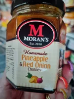 Pineapple and red onion chutney