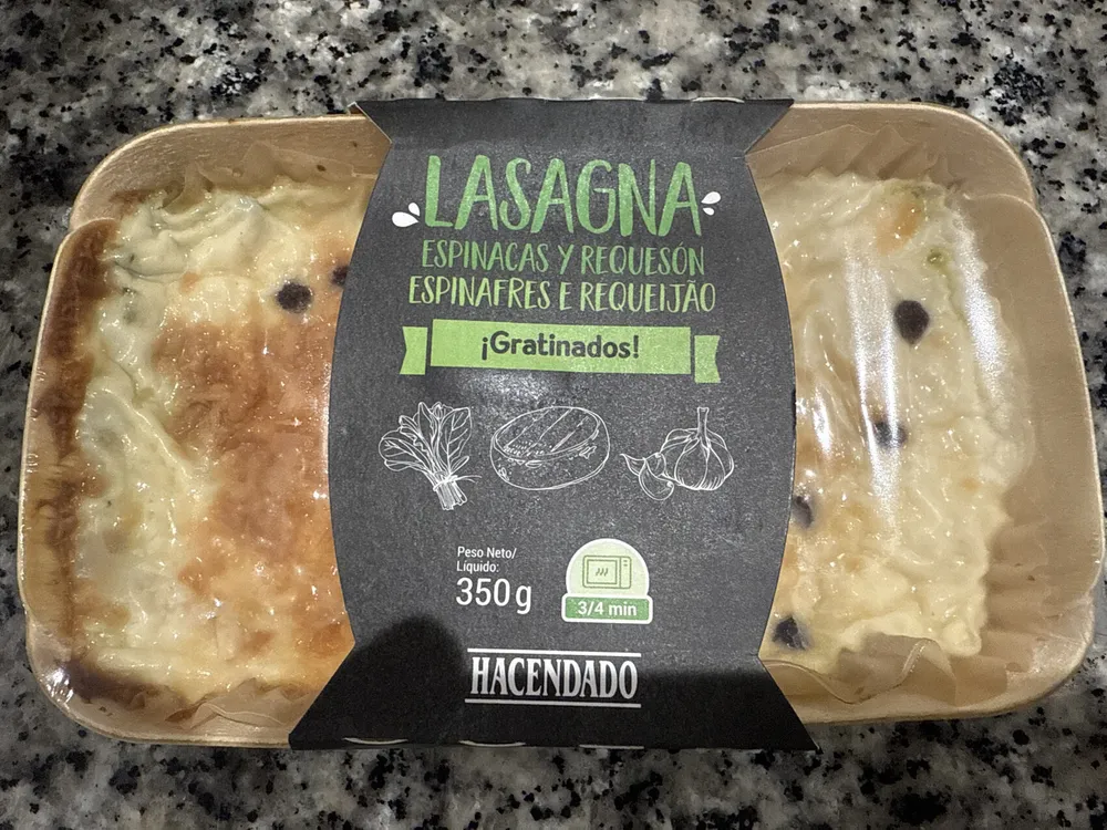 Lasagna de Espinacas y Requesón
