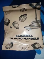 Karamell Schoko Mandeln mit Meersalz