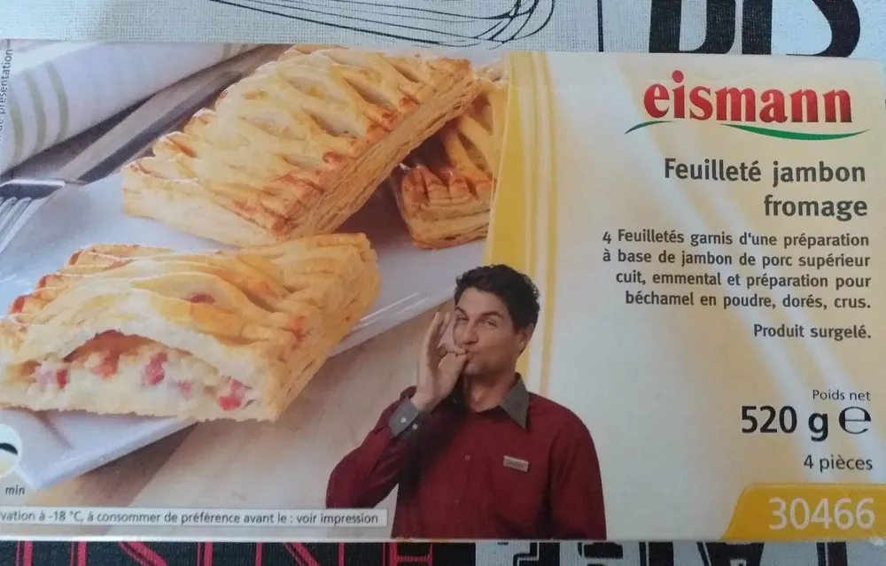 Feuilleté jambon fromage