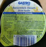 Buttermilch- Dessert