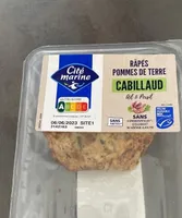 Râpés pommes de terre cabillaud
