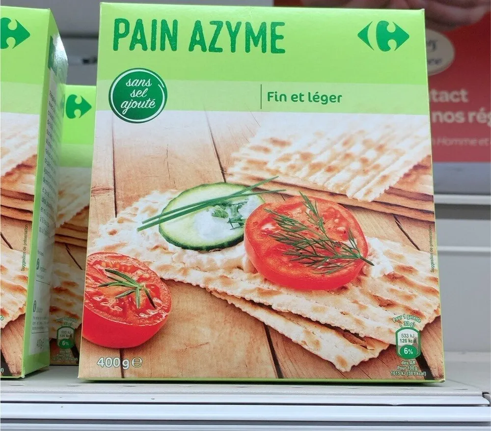 Pain azyme