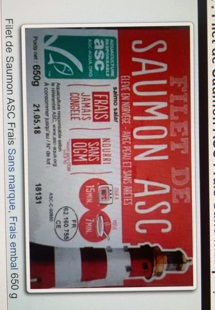 Filet de saumon ASC