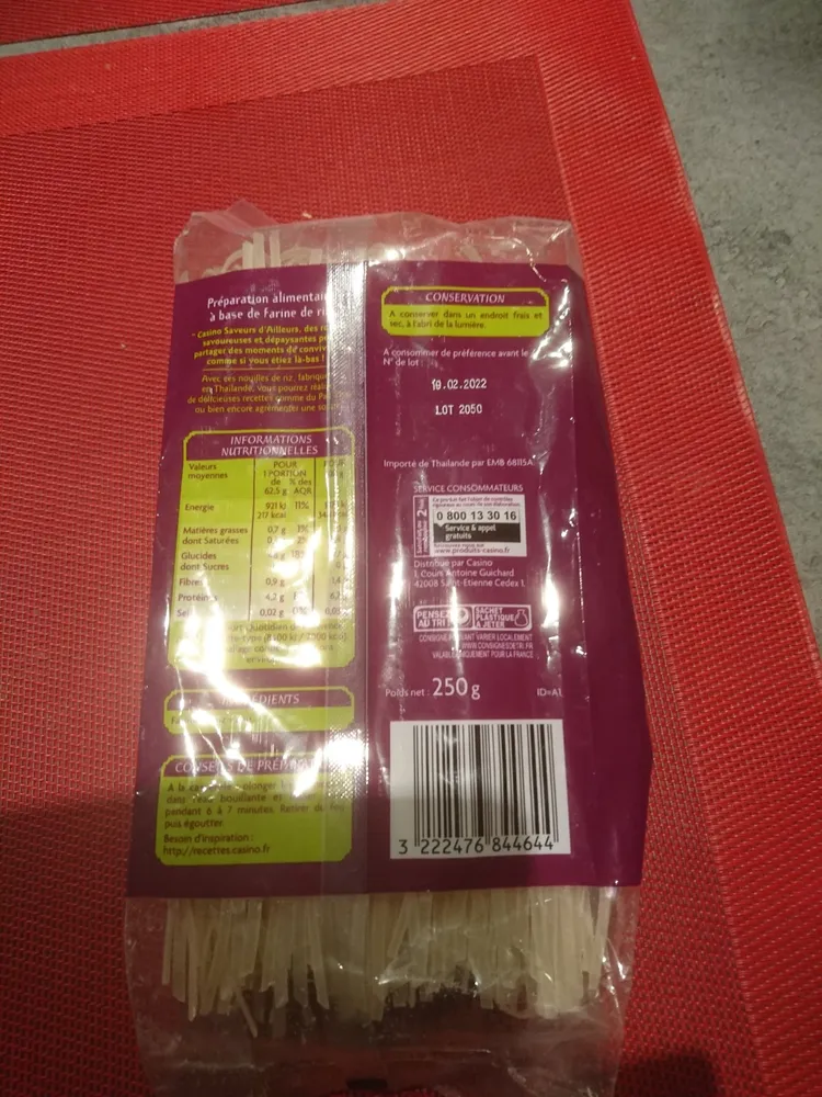Nouilles de riz