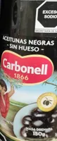 Aceitunas negras Carbonell sin hueso 340 g