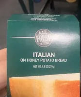 Italian on honey potato bread
