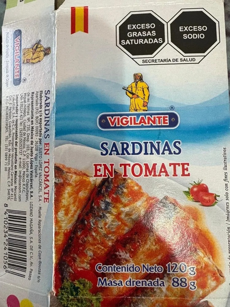 Vigilante Sardinas en Tomate