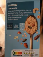Granola con semillas y frutos secos