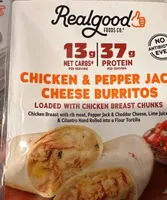 Chicken & Pepper Jack Cheese Burrito