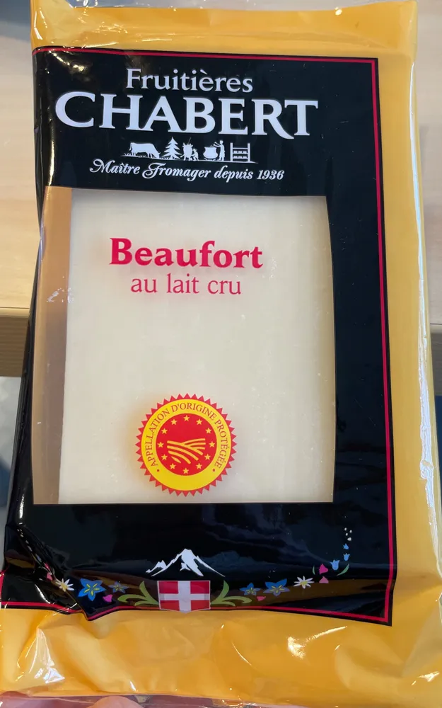 Beaufort au lait cru