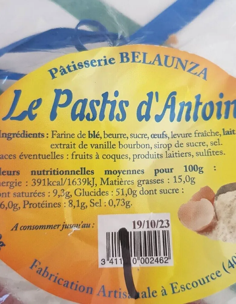 Le pastis d'Antoine