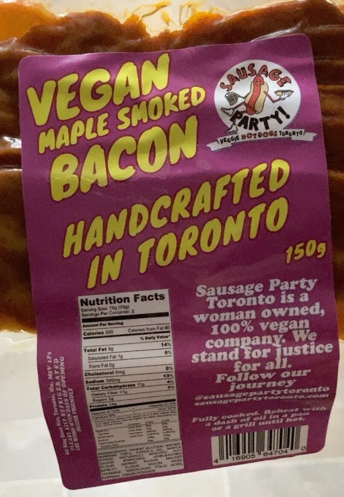 Vegan Maple Smoked Bacon