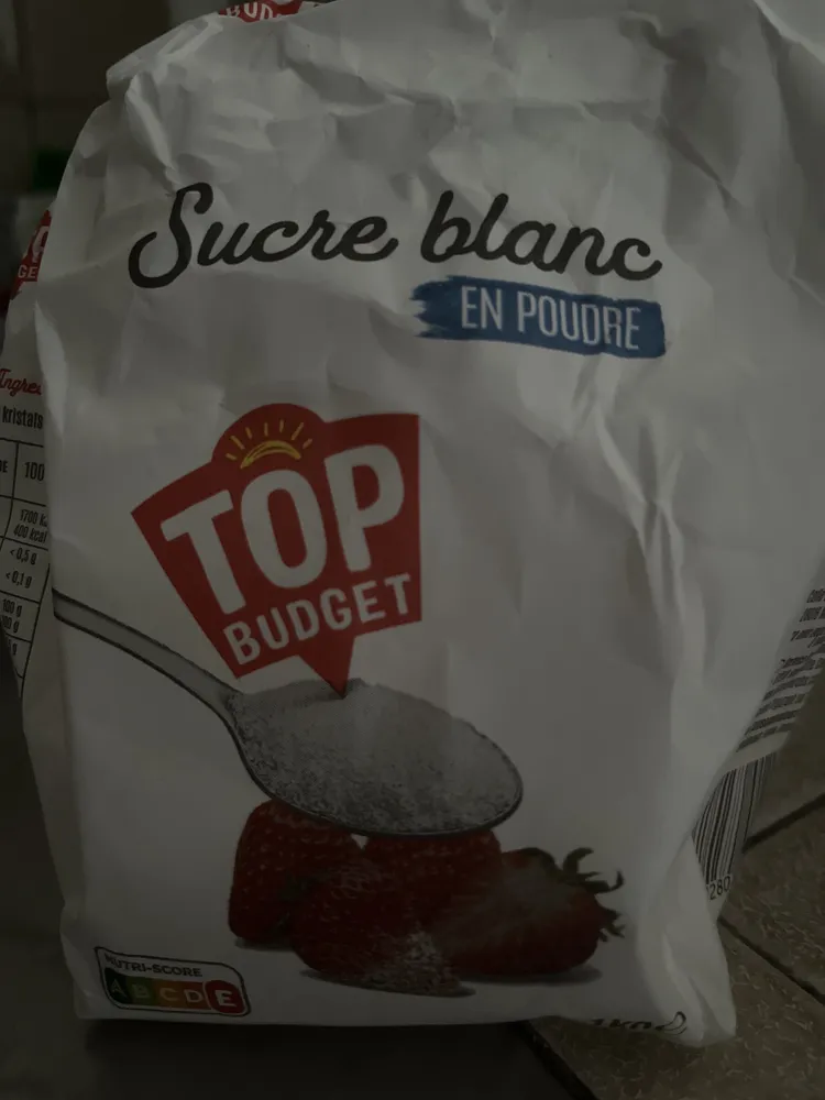 Sucre blanc en poudre