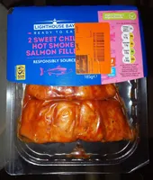 Ready to Eat 2 Sweet Chilli Hot Smoked Salmon Fillets