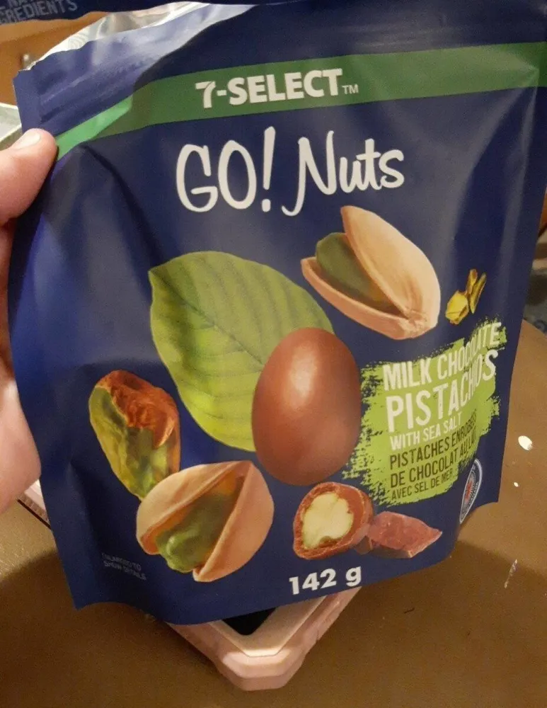 Go Nuts Milk Chocolate Pistachios with Sea Salt