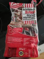 Schluetter'sEchte! Original Nürnberger Rostbratwuerste