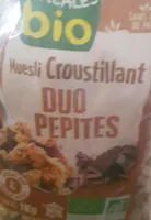 Muesli croustillant duo pepites